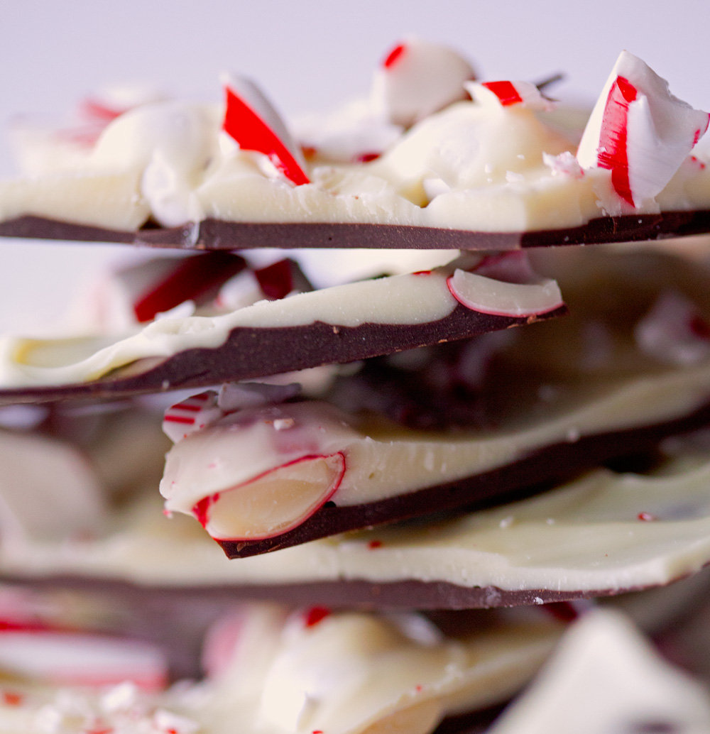 Holiday Peppermint Bark by Deliciously Yum!