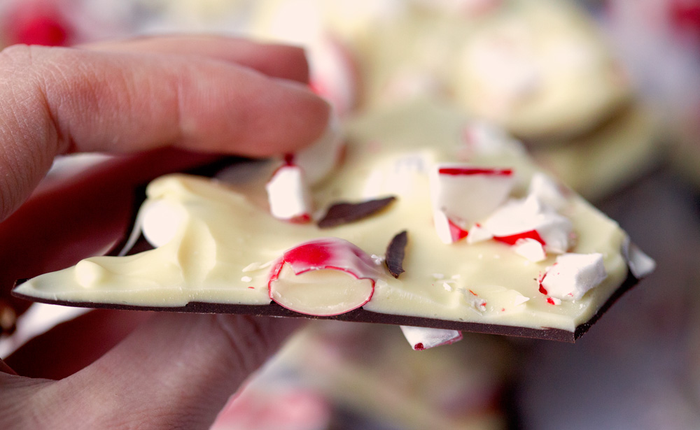 Double Peppermint Bark by Deliciously Yum!