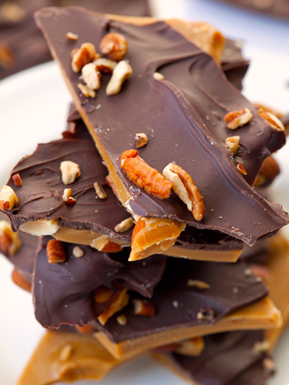 Homemade English Toffee by Deliciously Yum!