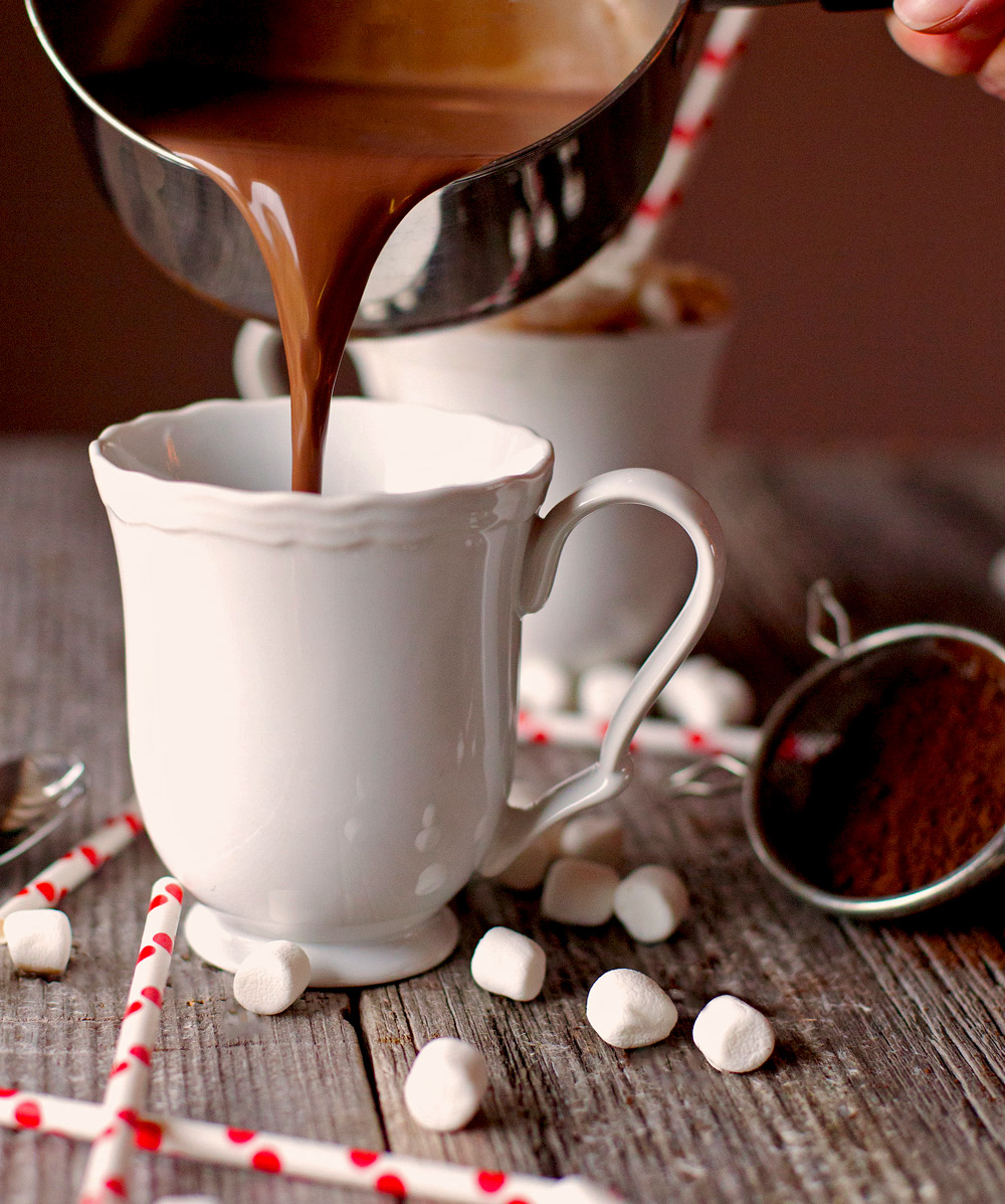 Homemade Hot Chocolate by Deliciously Yum!