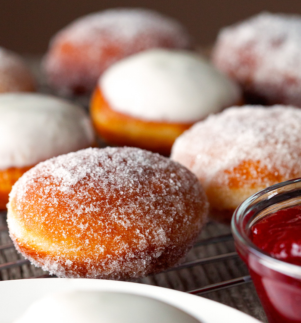 Jelly-Filled Doughnuts by Deliciously Yum!