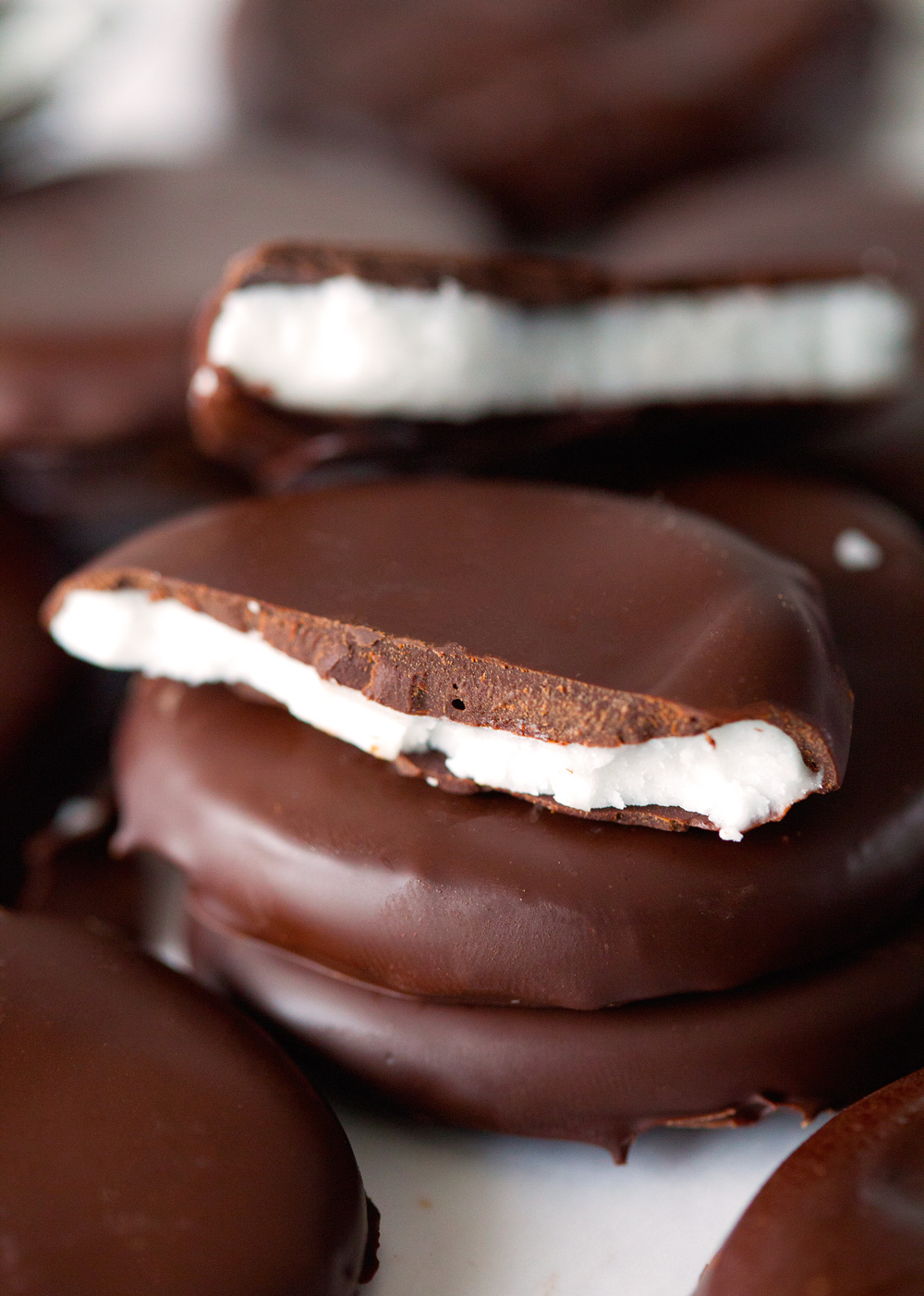 Peppermint Patties via Deliciously Yum!