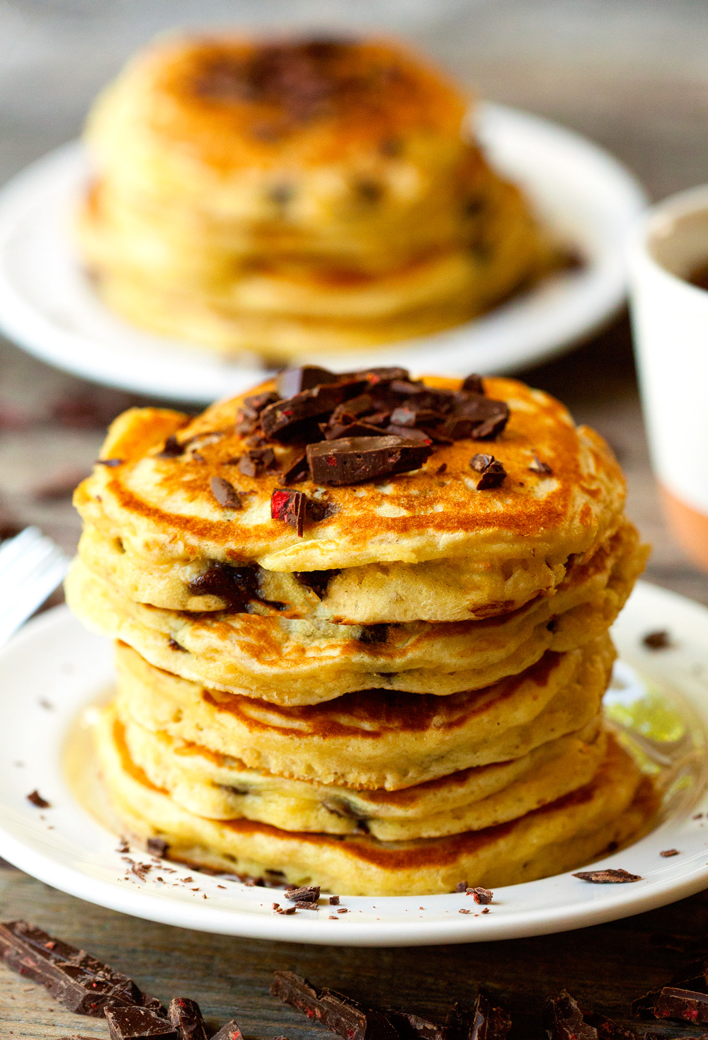 Oatmeal Chocolate Chip Cookie Pancakes