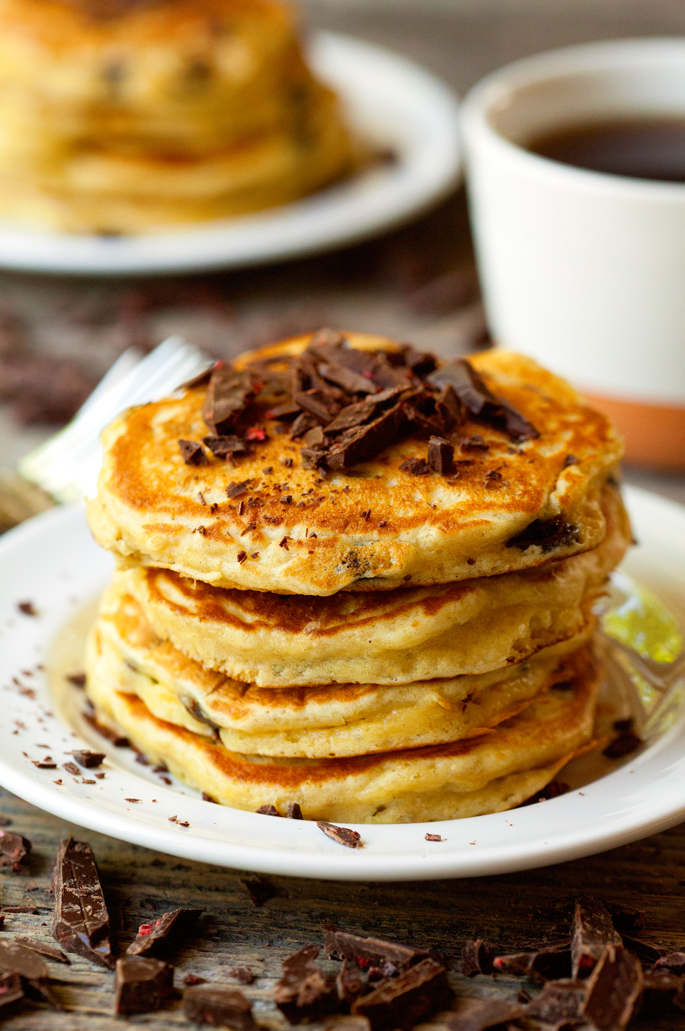 Oatmeal Chocolate Chip Cookie Pancakes